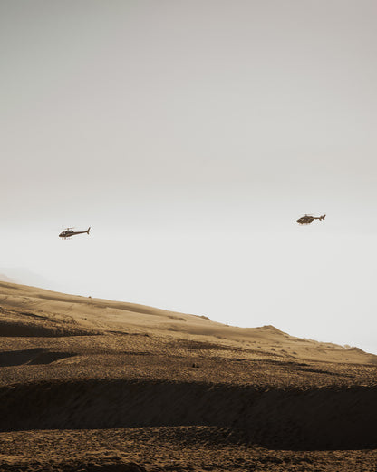 Hélicoptères à la Dune du Pilat