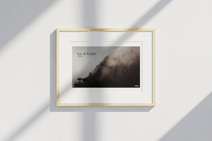 Affiche Montagne Brumeuse