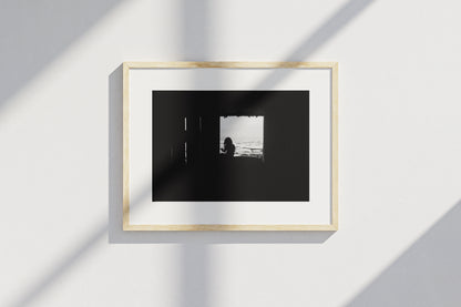 La petite fille en contre jour